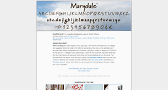 Desktop Screenshot of marydalefont.com